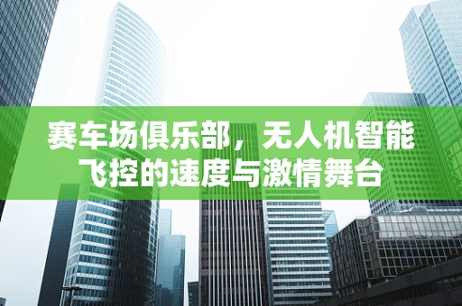 赛车场俱乐部，无人机智能飞控的速度与激情舞台