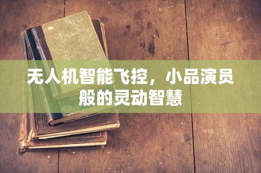 无人机智能飞控，小品演员般的灵动智慧