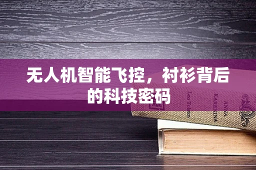 无人机智能飞控，衬衫背后的科技密码