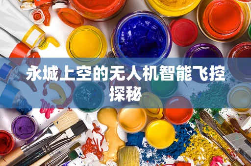 永城上空的无人机智能飞控探秘