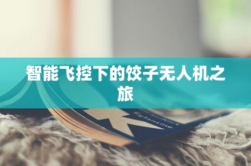 智能飞控下的饺子无人机之旅