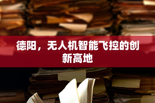 德阳，无人机智能飞控的创新高地