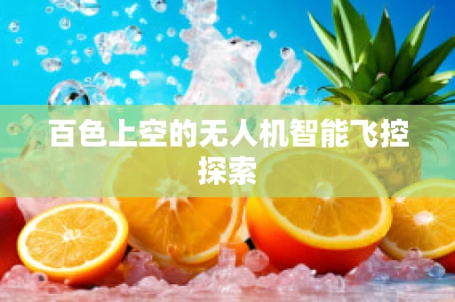 百色上空的无人机智能飞控探索