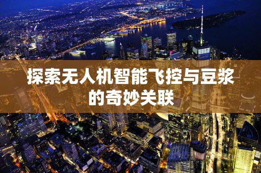 探索无人机智能飞控与豆浆的奇妙关联