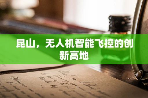 昆山，无人机智能飞控的创新高地