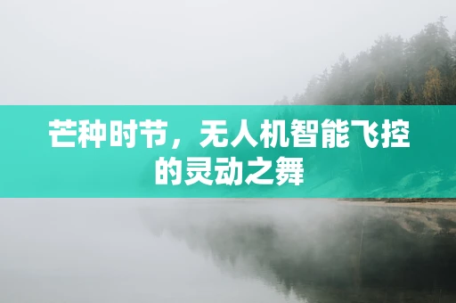 芒种时节，无人机智能飞控的灵动之舞