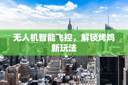无人机智能飞控，解锁烤鸡新玩法