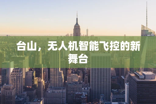 台山，无人机智能飞控的新舞台