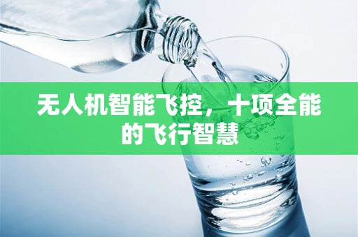 无人机智能飞控，十项全能的飞行智慧