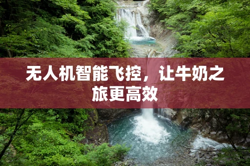 无人机智能飞控，让牛奶之旅更高效