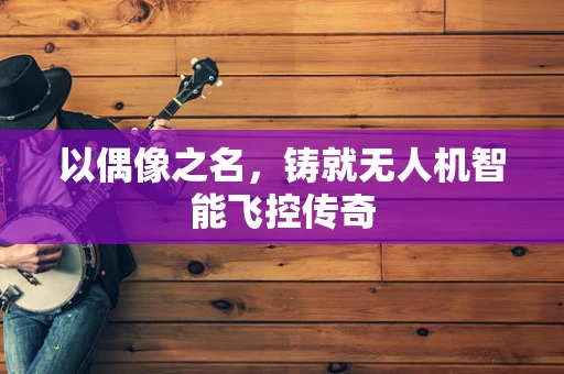 以偶像之名，铸就无人机智能飞控传奇