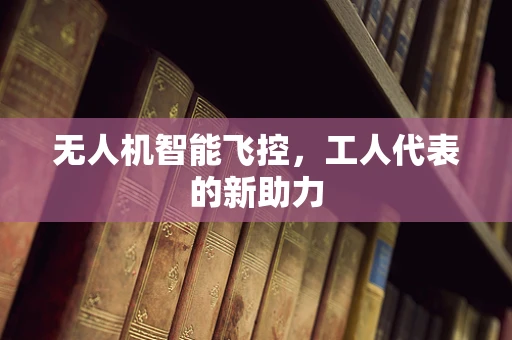 无人机智能飞控，工人代表的新助力