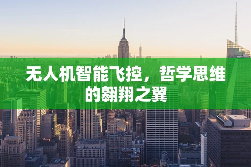 无人机智能飞控，哲学思维的翱翔之翼