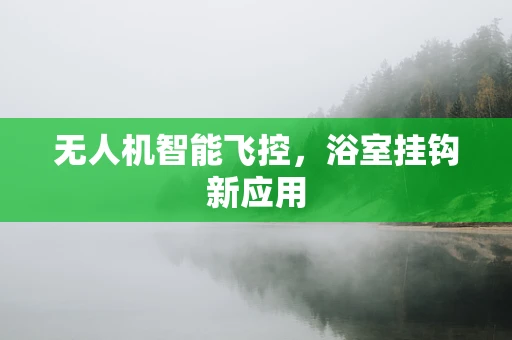 无人机智能飞控，浴室挂钩新应用