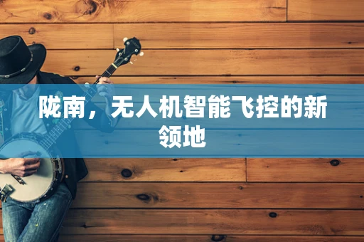 陇南，无人机智能飞控的新领地