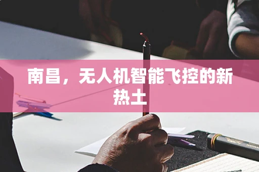 南昌，无人机智能飞控的新热土