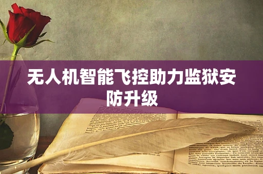 无人机智能飞控助力监狱安防升级