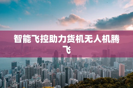 智能飞控助力货机无人机腾飞