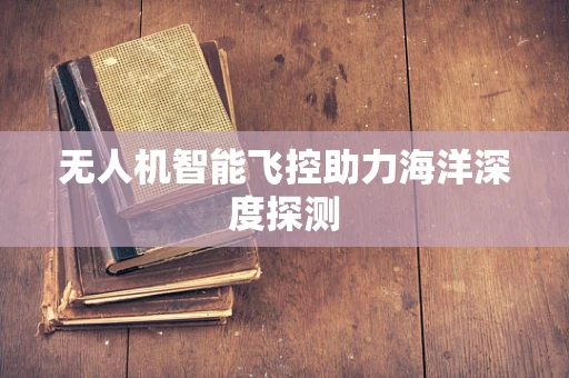 无人机智能飞控助力海洋深度探测