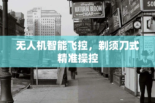 无人机智能飞控，剃须刀式精准操控