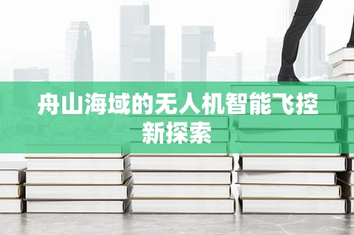 舟山海域的无人机智能飞控新探索