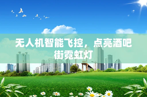 无人机智能飞控，点亮酒吧街霓虹灯