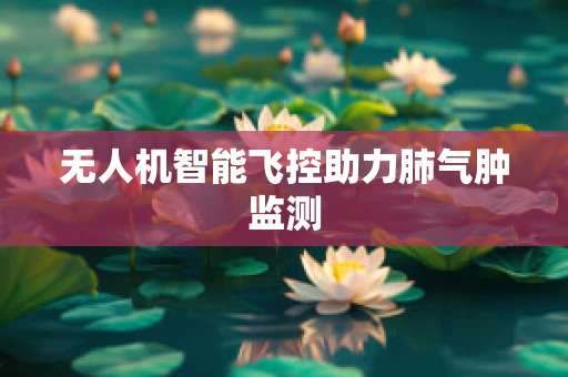无人机智能飞控助力肺气肿监测