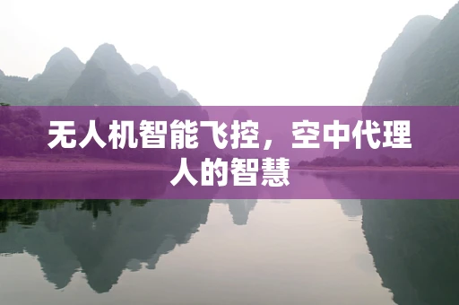 无人机智能飞控，空中代理人的智慧