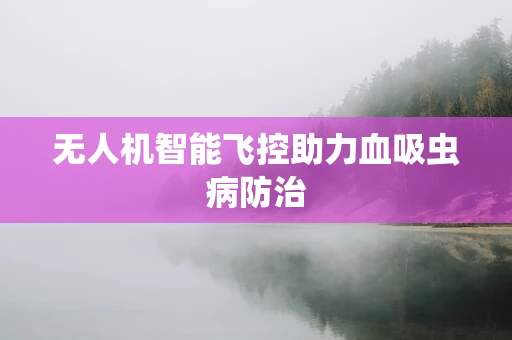 无人机智能飞控助力血吸虫病防治