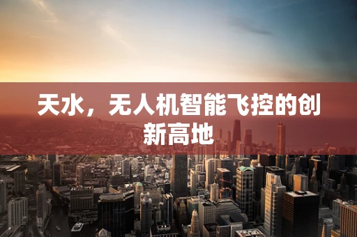 天水，无人机智能飞控的创新高地