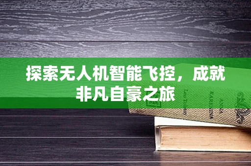 探索无人机智能飞控，成就非凡自豪之旅