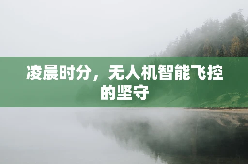 凌晨时分，无人机智能飞控的坚守