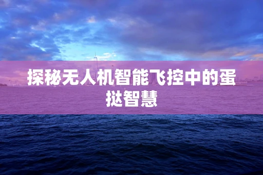 探秘无人机智能飞控中的蛋挞智慧