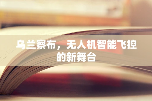 乌兰察布，无人机智能飞控的新舞台