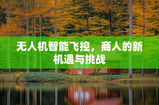 无人机智能飞控，商人的新机遇与挑战