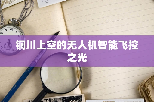 铜川上空的无人机智能飞控之光