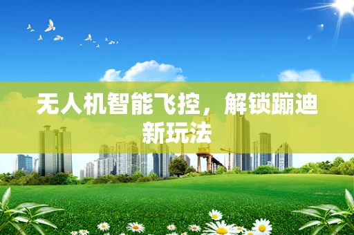无人机智能飞控，解锁蹦迪新玩法