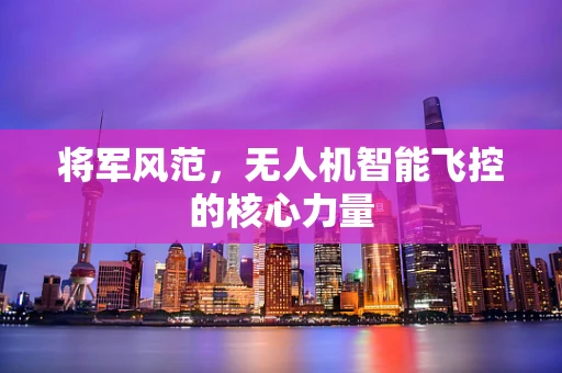 将军风范，无人机智能飞控的核心力量