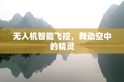 无人机智能飞控，舞动空中的精灵
