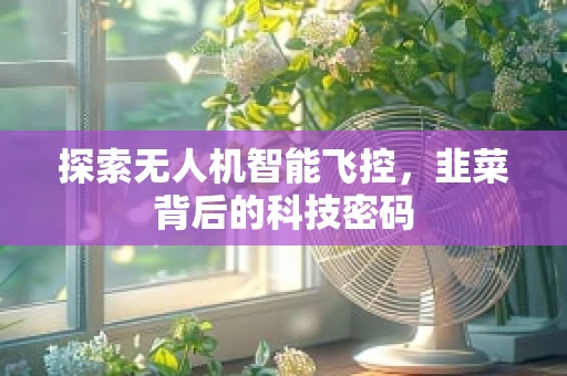 探索无人机智能飞控，韭菜背后的科技密码