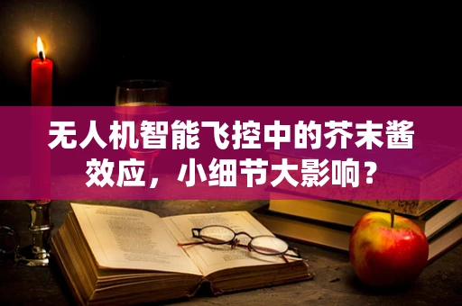 无人机智能飞控中的芥末酱效应，小细节大影响？