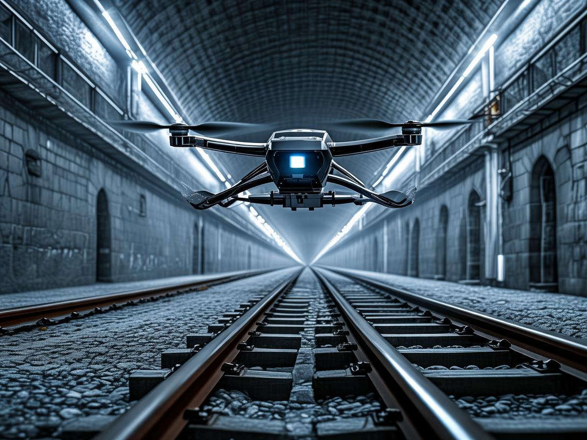 无人机智能飞控助力铁路隧道检测