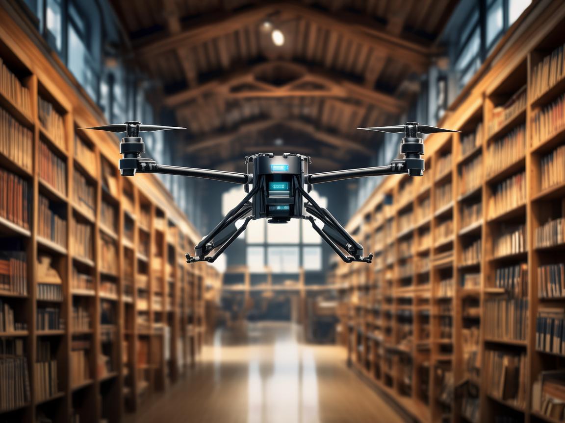 无人机智能飞控，开启图书馆新视界