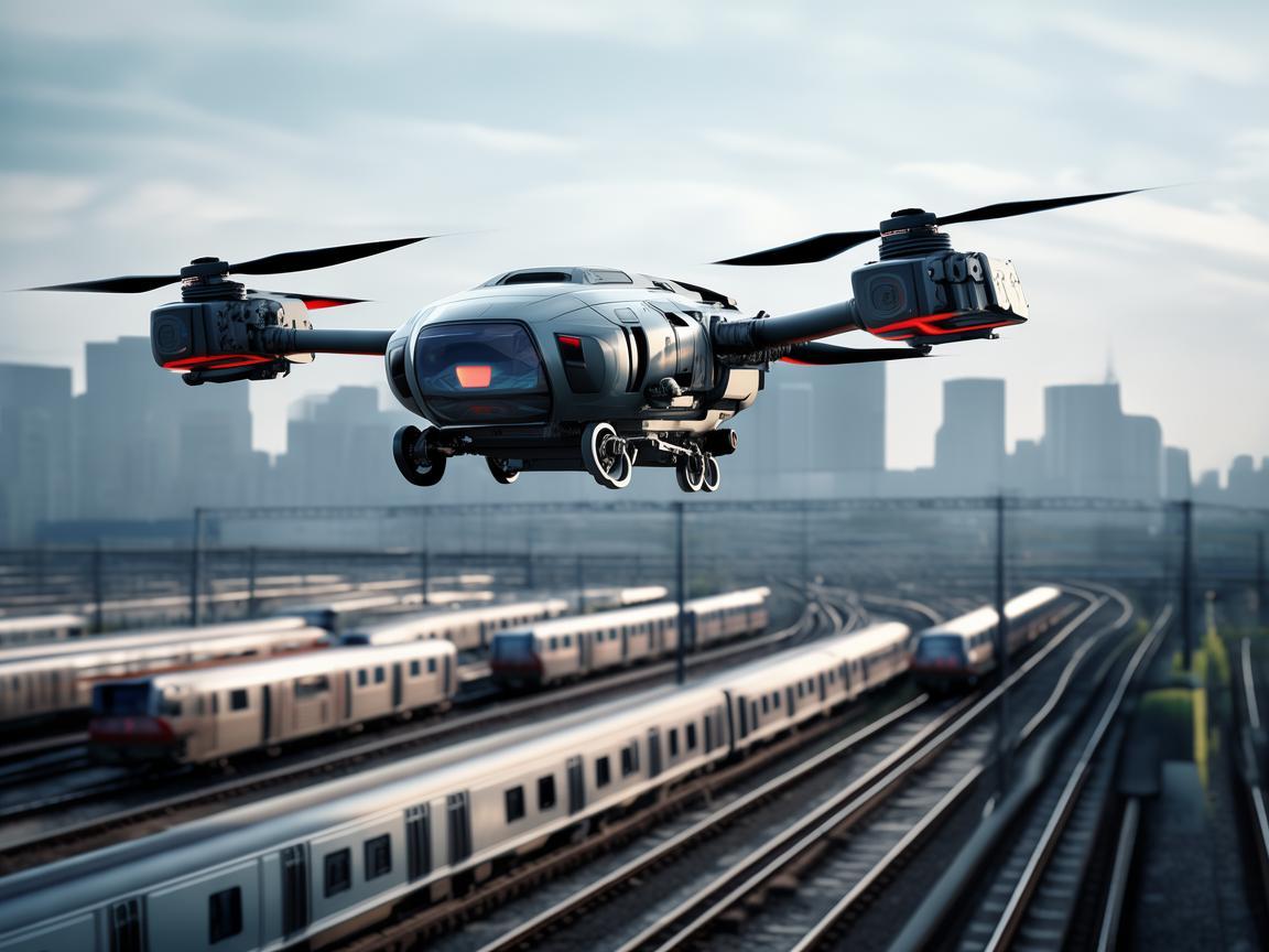 无人机智能飞控助力城际列车监控