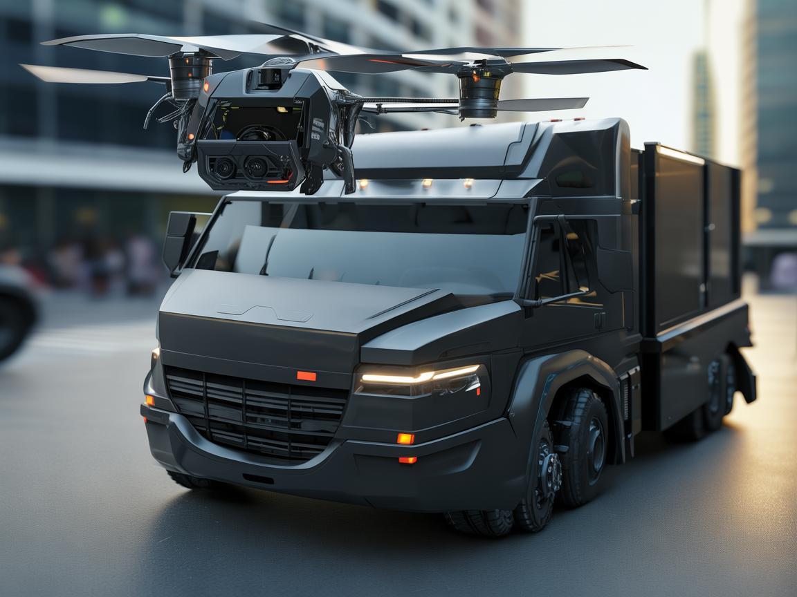 无人机智能飞控助力押运车安保升级