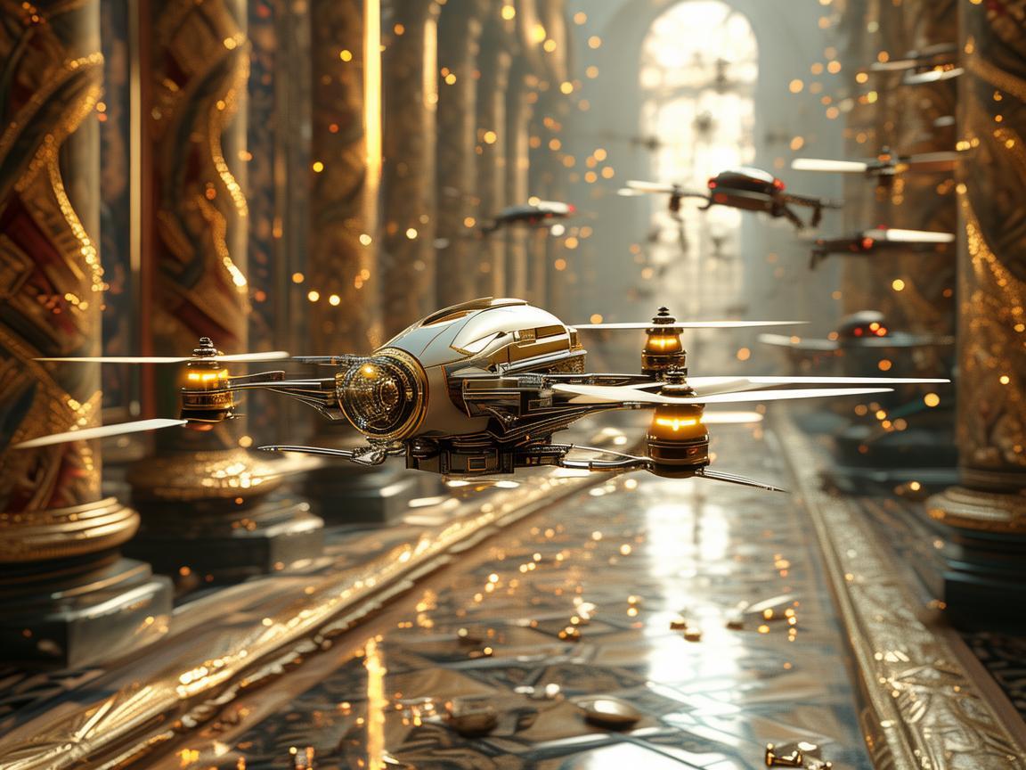 无人机智能飞控下的金饰探寻之旅