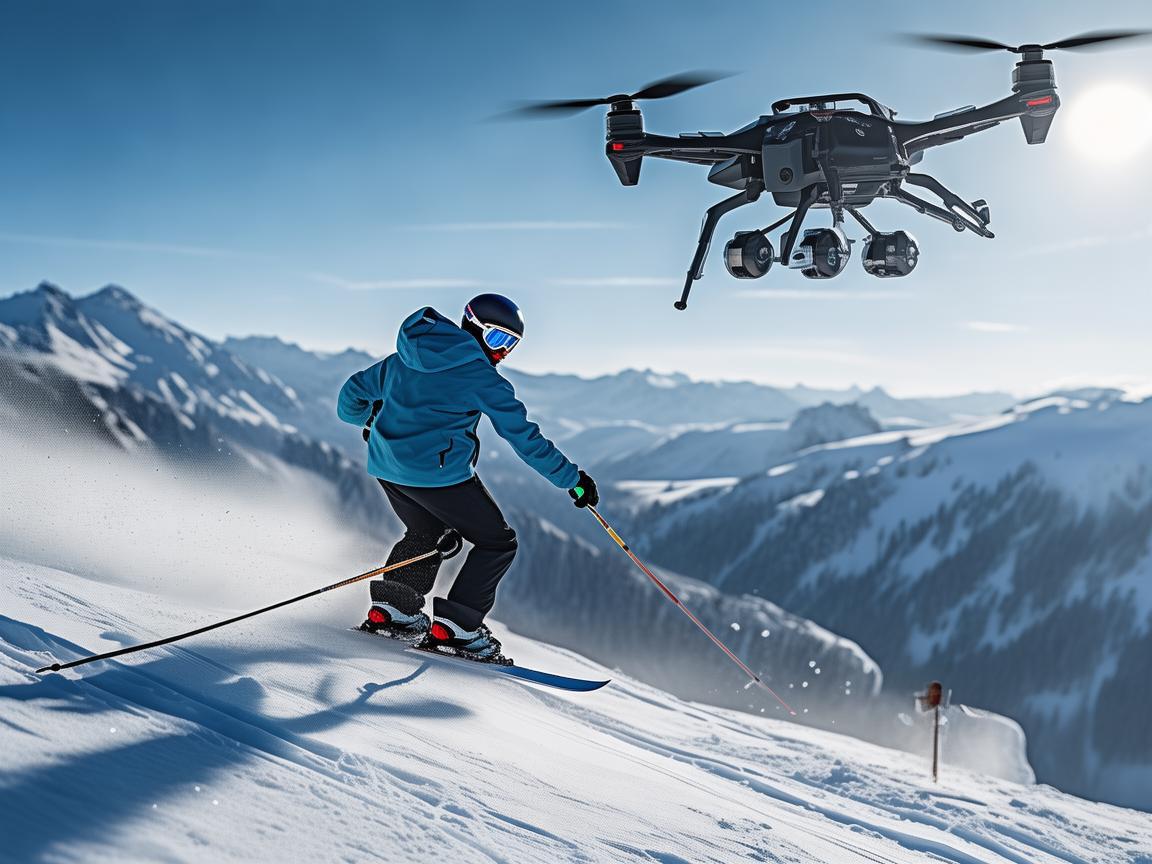无人机智能飞控助力滑雪运动新体验