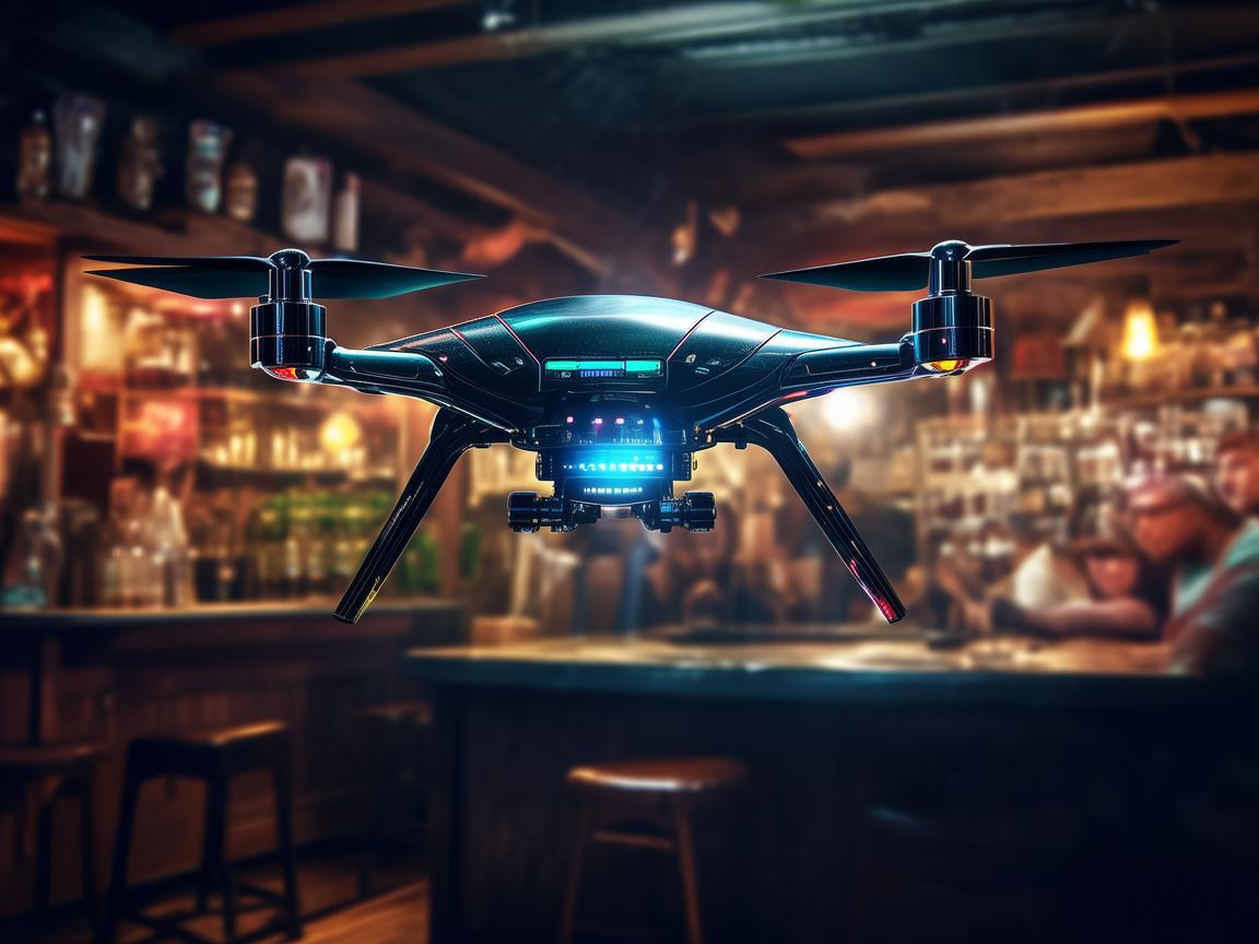 酒吧中的无人机智能飞控新应用