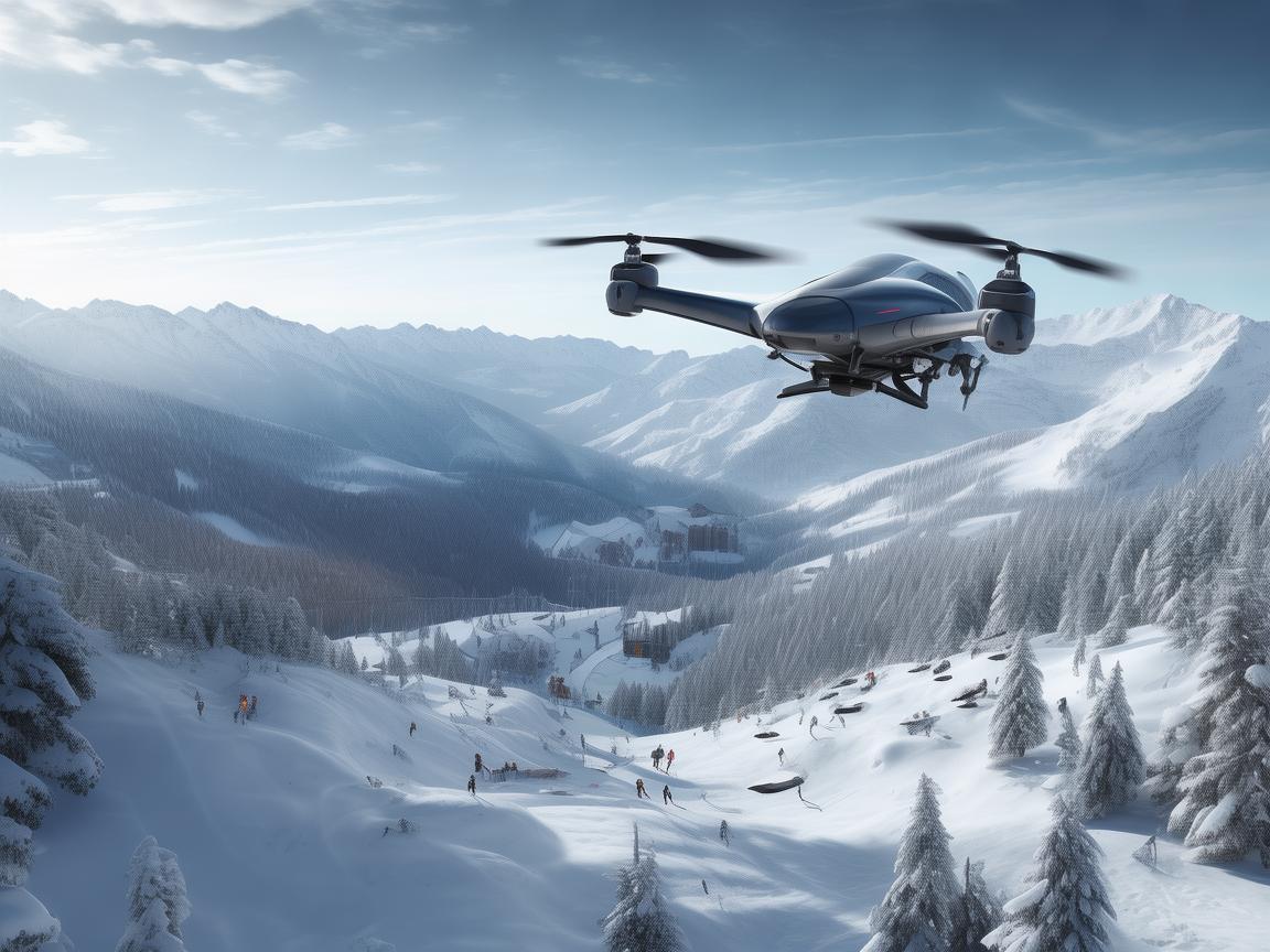 无人机智能飞控助力滑雪场服务中心升级