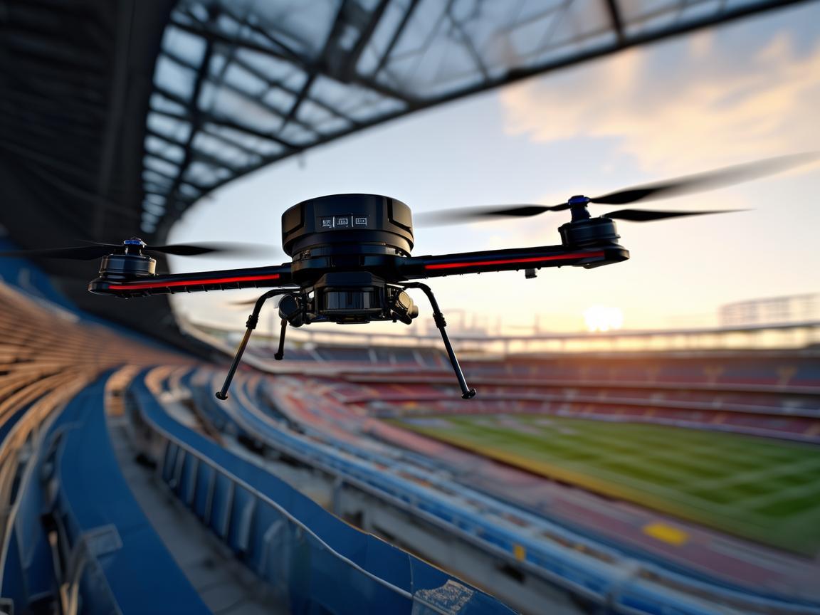 无人机智能飞控助力体育馆看台巡检